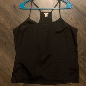 JCREW New black spaghetti strap top